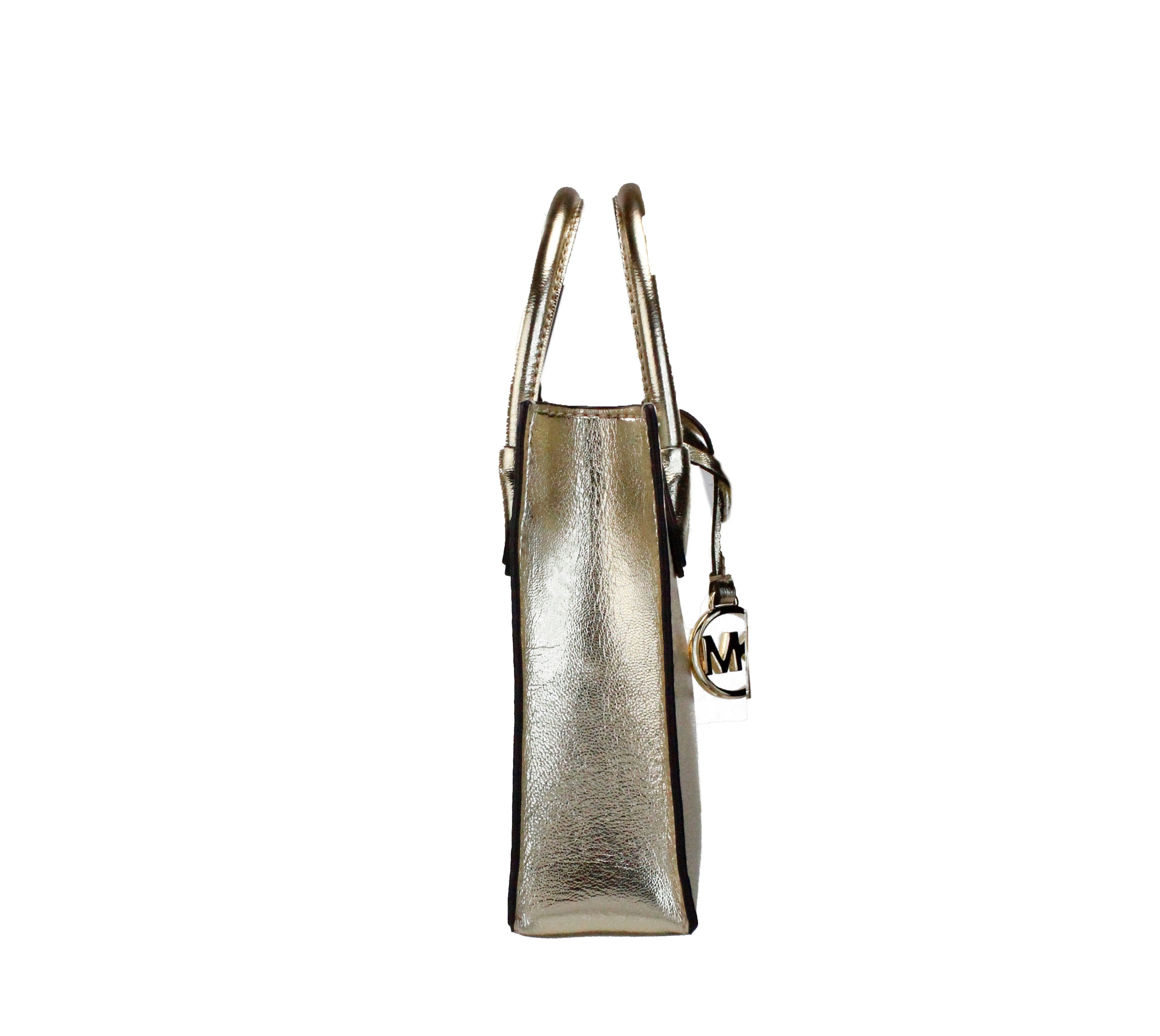 Michael Kors Mercer XS Pale Gold North South Crossbody Bag